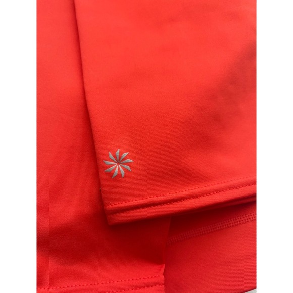 Athleta Womens Medium Interval Stash Cardinal Red Athletic Capri Leggings - Picture 6 of 6